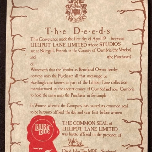 LilliPut Lane 1989 Miniature Masterpiece Handmade-Cobbler Cottage - Picture 2 of 10